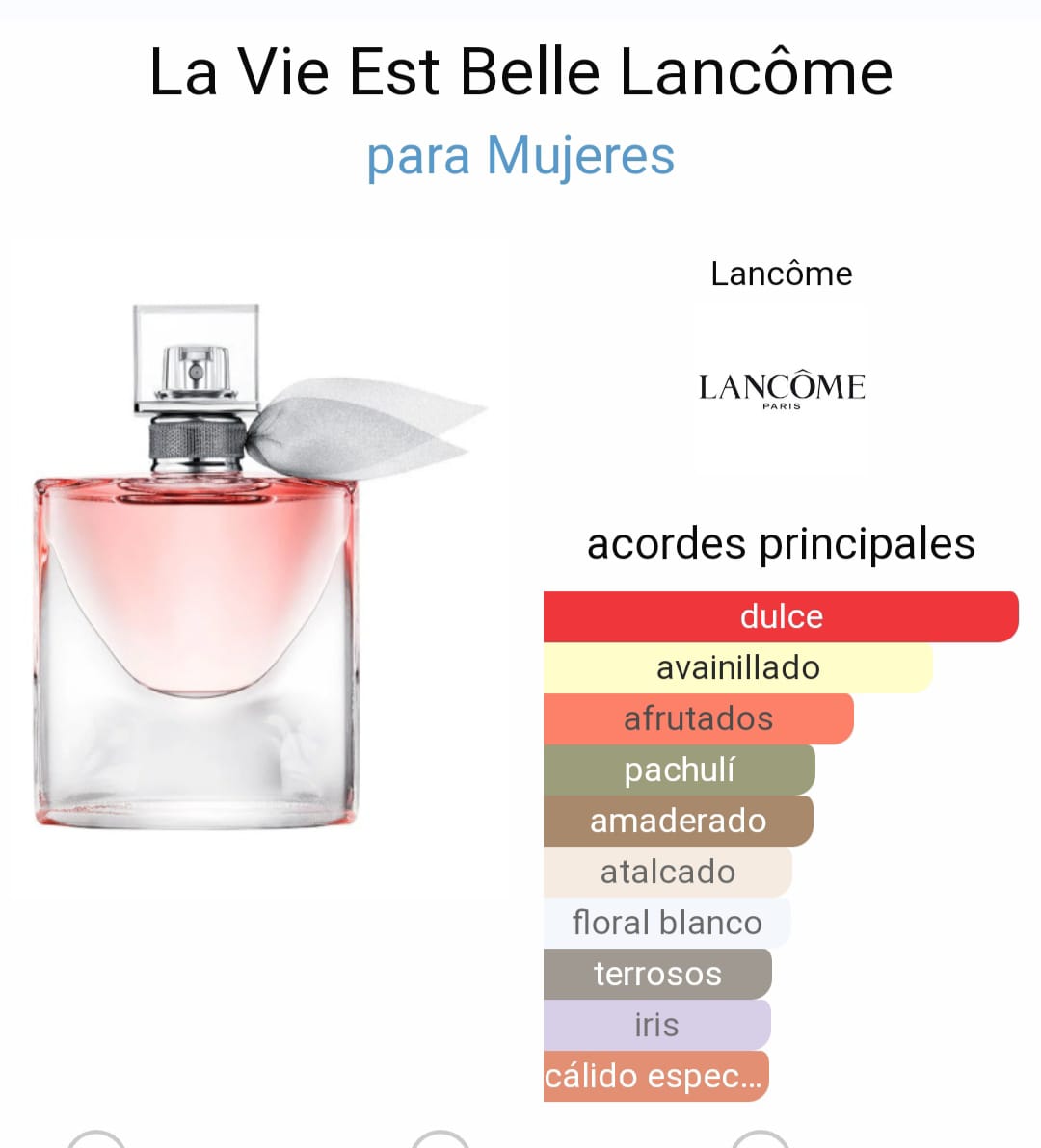 LA VIE EST BELLE By Lancome - Mujer