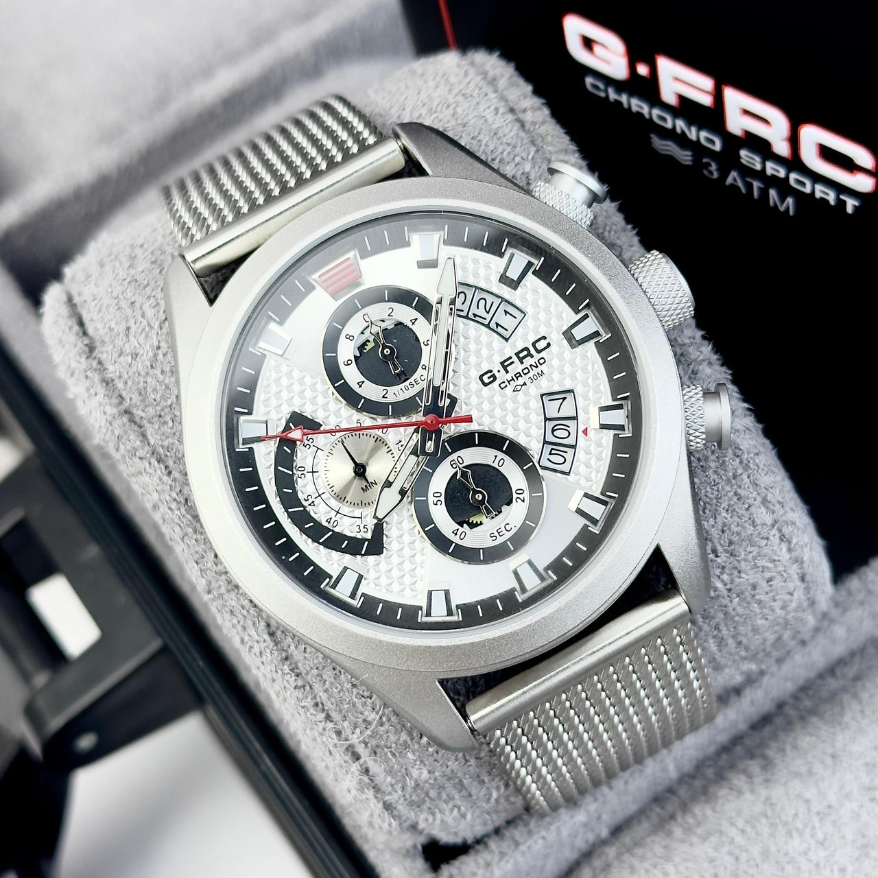 G-Force Cronografos GF8022 SILVER/WHITE